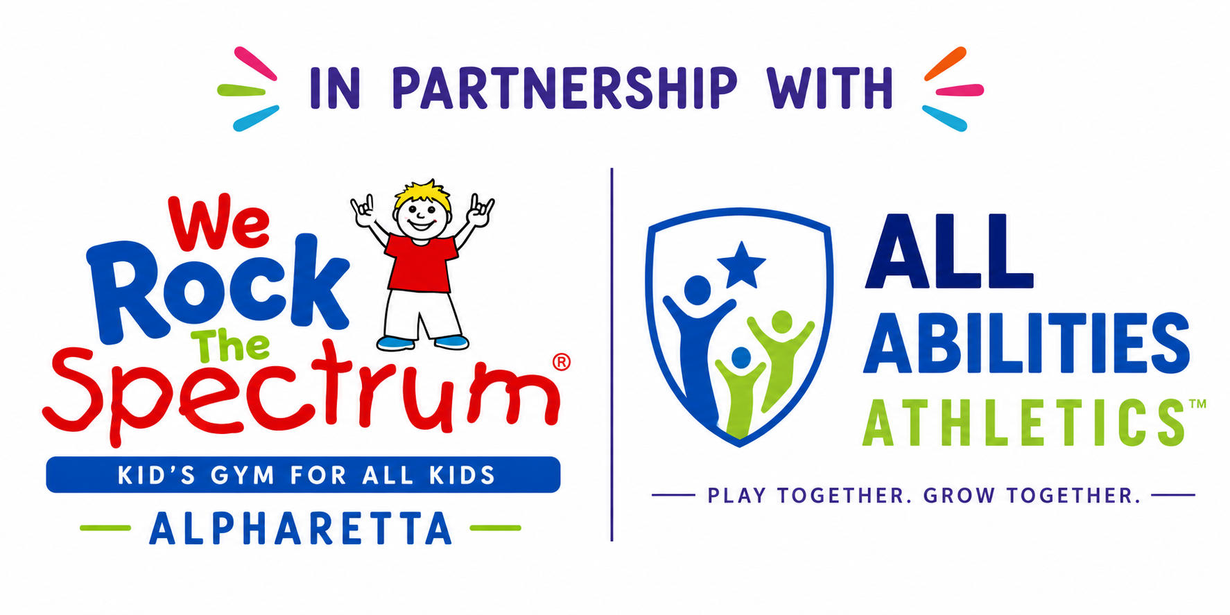In partnership with We Rock the Spectrum Alpharetta and All Abilities Athletics